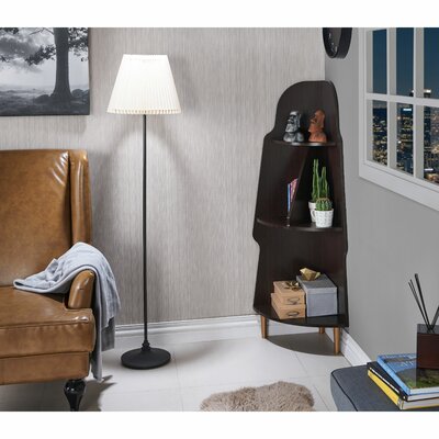Everard 53.74" H x 16.33" W Corner Bookcase by Union Rustic