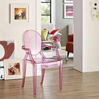 King Louis Back Stacking Arm Chair by Plata Import