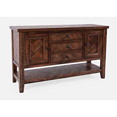 Abiageal 54" Wide 3 Drawer Sideboard by Union Rustic