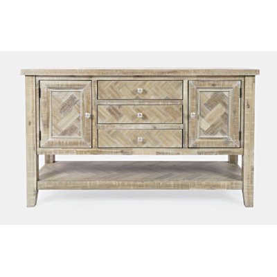 Abiageal 54" Wide 3 Drawer Sideboard by Union Rustic