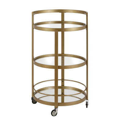 Hause Mirrored Bar Cart by George Oliver