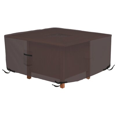 Heavy Duty Multipurpose Outdoor Rectangle FirePit Cover, Durable UV Resistant Patio Waterproof Cover by Rebrilliant