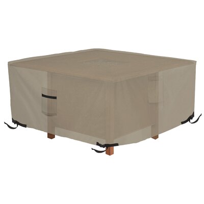 Heavy Duty Multipurpose Outdoor Rectangle FirePit Cover, Durable UV Resistant Patio Waterproof Cover by Rebrilliant