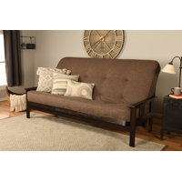 Johnte Queen 86" Futon Frame and Mattress by Winston Porter