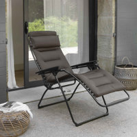 Lafuma Futura Air Comfort Zero Gravity Chair - Padded Folding Recliner & Patio Lounger Shalu by Arlmont & Co.