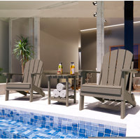 Bethune Plastic Folding Adirondack Chair by Longshore Tides