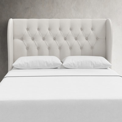 Tomey Upholstered Wingback Headboard by Birch Lane