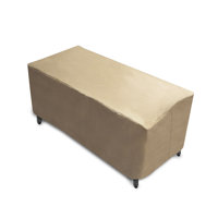Rectangular Water Resistant Patio Table Cover with 3 Year Warranty by Symple Stuff