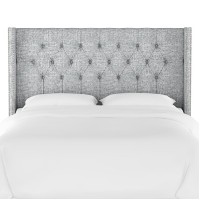 Knighten Upholstered Wingback Headboard