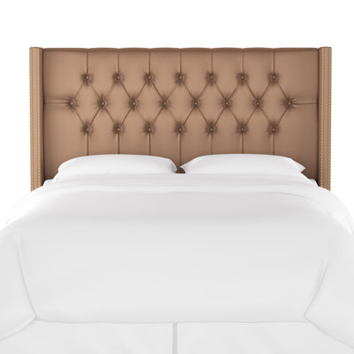 Knighten Upholstered Wingback Headboard by Birch Lane