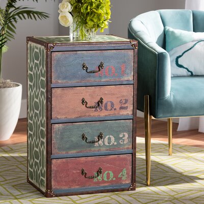Jilliana 4 Drawer Accent Chest by Williston Forge