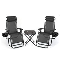Gavyn Reclining/Folding Zero Gravity Chair with Cushion by Arlmont & Co.