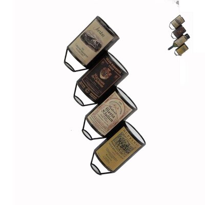 Hortense Metal Wall Mounted Wine Rack by Ophelia & Co.