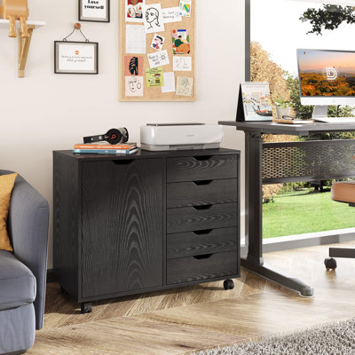 Gebhardt 5-Drawer Lateral Filing Cabinet by Wade Logan