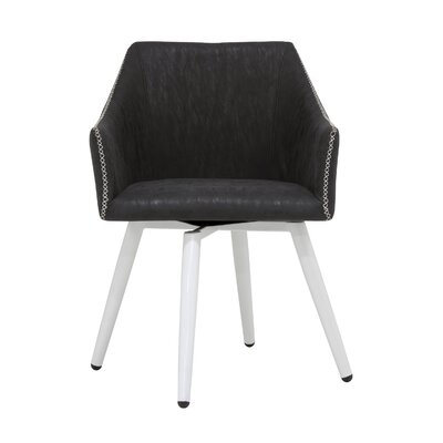 22.5" Wide Tufted Swivel Armchair by George Oliver