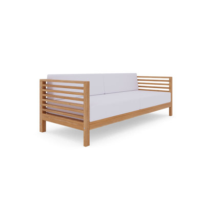 Amblewood Summer Teak Outdoor Sofa by Rosecliff Heights