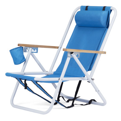 Draughn Reclining/Folding Beach Chair by Freeport Park