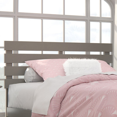 Jaqson Premium Wood Farmhouse Slat Headboard by Harriet Bee