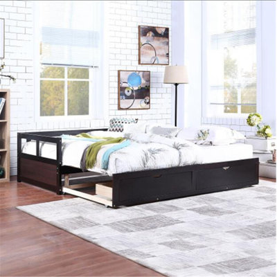Brylen Twin Solid Wood Daybed with Trundle by Red Barrel Studio