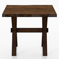 Vaneta Cross Legs End Table by Foundry Select