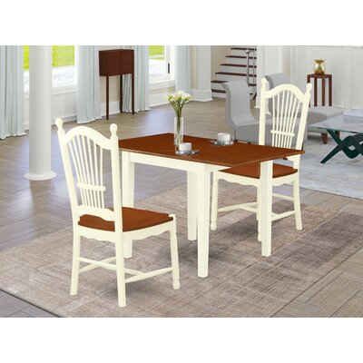 Clavene Drop Leaf Solid Wood Dining Set by Ophelia & Co.