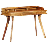 Writing Desk 45.3" x 19.7" x 33.5" Solid Sheesham Wood by Foundry Select