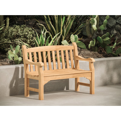 Balthrop Colton 2-Person Teak Outdoor Bench by Darby Home Co