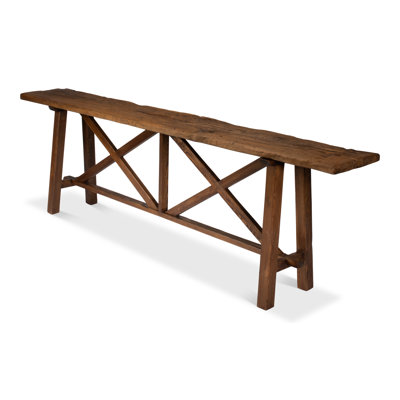Berlin 93" Solid Wood Console Table by Loon Peak