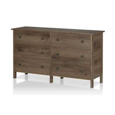Studley 6 Drawer 52.56" W Double Dresser by Laurel Foundry Modern Farmhouse