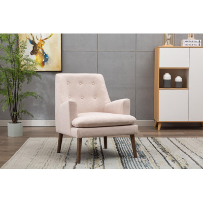 Cainaan 28" Wide Tufted Armchair by George Oliver