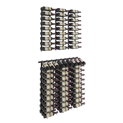 Hoel 144 Bottle Wall Mounted Wine Bottle Rack by Rebrilliant