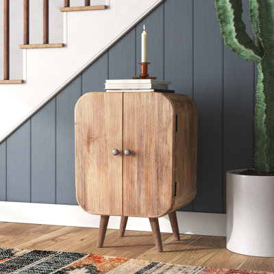 Lamese Solid Wood 2 - Door Accent Cabinet by Kelly Clarkson Home