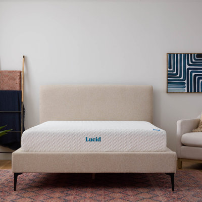 Lucid SureCoolâ„¢ Plush Cooling Gel Infused Memory Foam Mattresses by Lucid