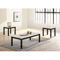 Bisou 3 Piece Coffee Table Set by Ebern Designs
