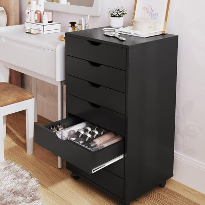 7-Drawer Multipurpose Filing Cabinet with Caster Wheels by Ebern Designs