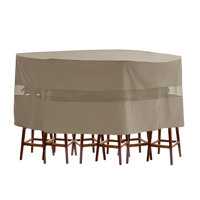 Premium Tight Weave Bar High Water Resistant Patio Dining Set Cover