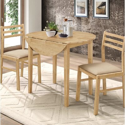 Curwensville 3 - Piece Drop Leaf Dining Set by Gracie Oaks