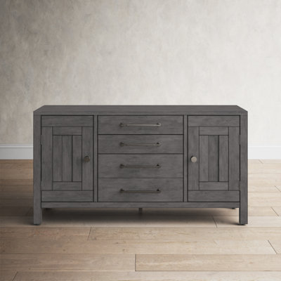 Bettee 2 Door 4 Drawer Credenza w/ Lateral File Drawer