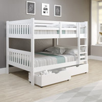 Noosa 2 Drawer Solid Wood Standard Bunk Bed by Harriet Bee