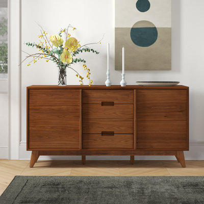 Galina 63" Wide 4 Drawer Credenza by Hashtag Home