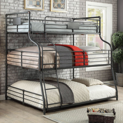 Hetrick Levan Decker Twin Over Full Over Queen Bunk Bed by Viv + Rae
