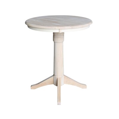 Gianluka Counter Height Solid Wood Dining Table by Charlton Home