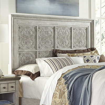 Haylee Solid Wood Panel Headboard