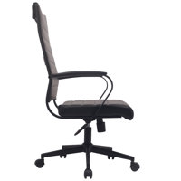 Kensie Conference Chair High Back Ribbed PU Leather Office Conference Chairs by Orren Ellis