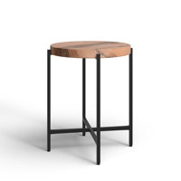 Torino CylMarble Top End Table by Joss & Main