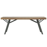 Nehawka Steel Garden Bench by Gracie Oaks