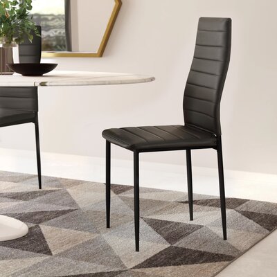 Antietam Tufted Upholstered Side Chair by Wrought Studio