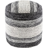 Coldwater 16" Wide Round Pouf Ottoman