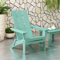 Damione Solid Wood Folding Adirondack Chair by Rosecliff Heights