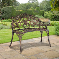 Vedant Outdoor Patio Courtyard Leisure Rose Aluminum Park Chair by Fleur De Lis Living